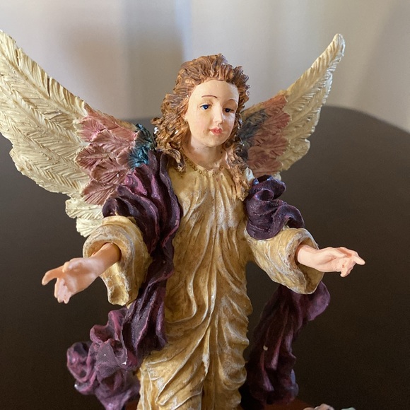 My Guardian Angel Figurine - Angel Watching Over Two Children Crossing a Bridge - Picture 3 of 12
